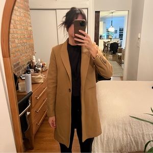 Zara Camel Peacoat